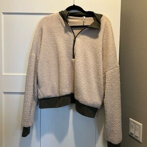 Fabletics Sherpa Quarter Zip
